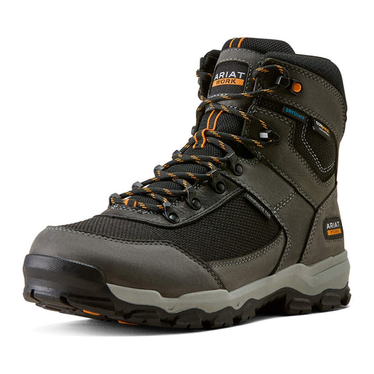Ariat Men's Stryker Neo 6" Composite Toe Waterproof Work Boot - Black - 10080451 - Front Angle - Overlook Boots