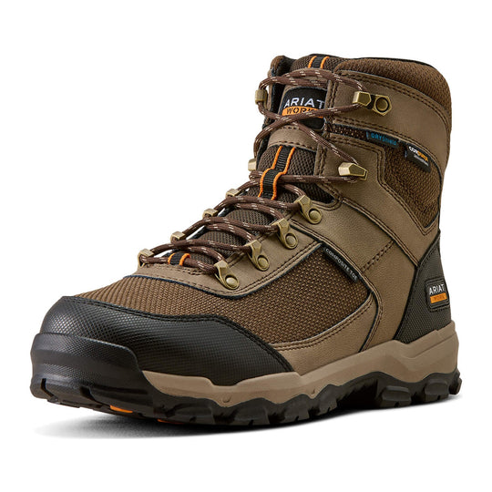 Ariat Men's Stryker Neo 6" Composite Toe Waterproof Work Boot - Light Bark - 10080452 - Front Angle - Overlook Boots