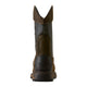 Ariat Men's WorkHog Full Boar 11" Composite Toe Waterproof Western Work Boot - Brown - 10082161 - Back View - Overlook Boots
