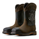 Ariat Men's WorkHog Full Boar 11" Composite Toe Waterproof Western Work Boot - Brown - 10082161 - Pair - Overlook Boots
