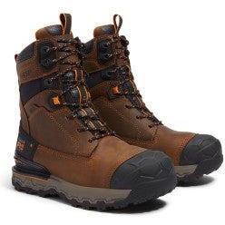 Timberland Pro Men's Boondock Ultralight 8" Comp Toe ins Waterproof Work Boot - Brown - TB0A646FEM4 - Overlook Boots