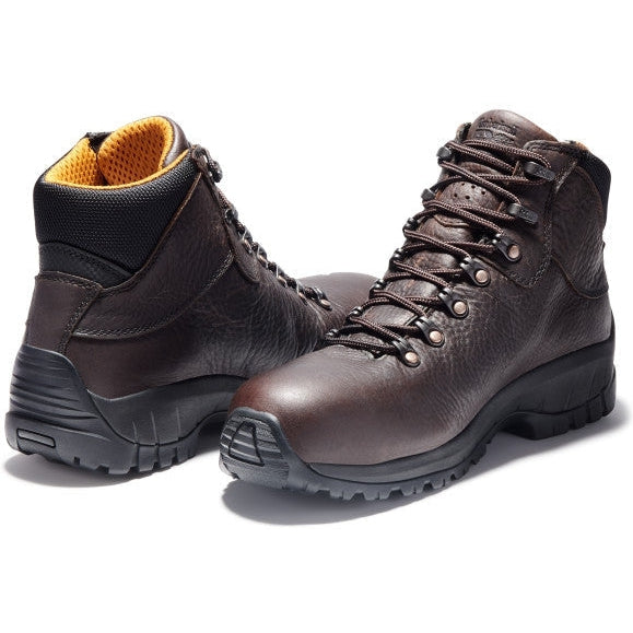 Timberland Pro Men's Titan Alloy Toe Waterproof Slip Resistant Work Boot -Brown- TB185520214 - Overlook Boots