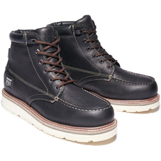 Timberland Pro Men's Gridworks 6" Soft Toe Waterproof Work Boot - TB1A29UP001 7.0 / Medium / Black - Overlook Boots