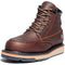 Timberland Pro Men's Gridworks 6" Soft Toe Waterproof Work Boot- Brown- TB1A1KRQ214 7.0 / Medium / Brown - Overlook Boots