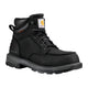 Carhartt Men's Hamilton 6" Waterproof Composite Moc Toe Work Boot - Black - FL6331-M - Front Angle - Overlook Boots