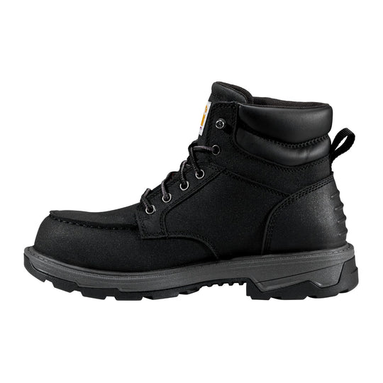 Carhartt Men's Hamilton 6" Waterproof Composite Moc Toe Work Boot - Black - FL6331-M - Inside Profile - Overlook Boots