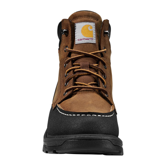 Carhartt Men's Hamilton 6" Waterproof Composite Moc Toe Work Boot - Brown - FL6334-M - Front - Overlook Boots