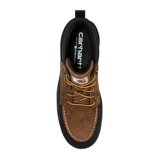 Carhartt Men's Hamilton 6" Waterproof Composite Moc Toe Work Boot - Brown - FL6334-M - Top - Overlook Boots
