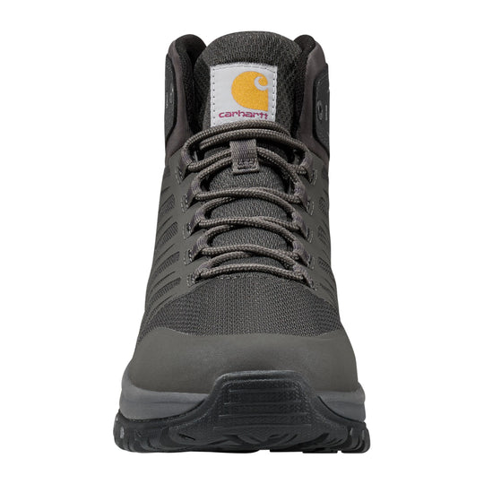 Carhartt Men's Dearborn Mid Fabric Composite Toe Work Boot - Mud Gray - FZ5380-M - Front - Overlook Boots