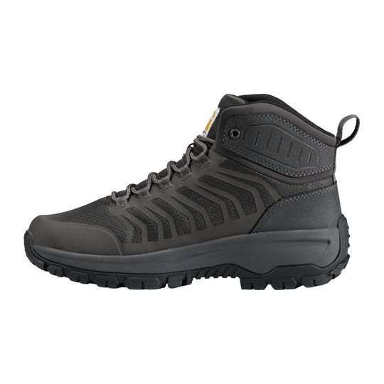 Carhartt Men's Dearborn Mid Fabric Composite Toe Work Boot - Mud Gray - FZ5380-M - Inside Profile - Overlook Boots