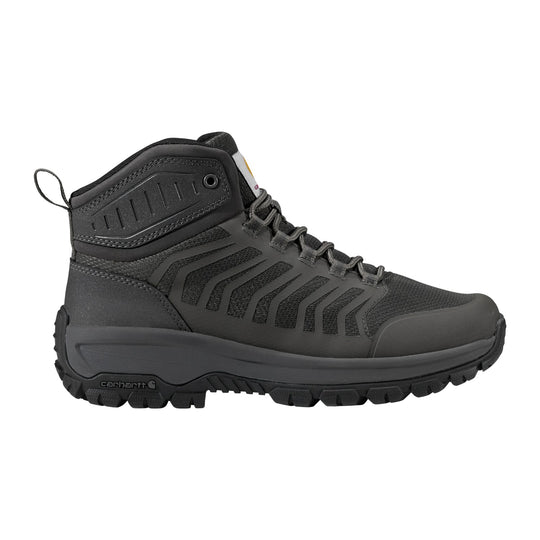 Carhartt Men's Dearborn Mid Fabric Composite Toe Work Boot - Mud Gray - FZ5380-M - Side Profile - Overlook Boots