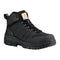 Carhartt Men's Dearborn Mid Fabric Composite Toe Work Boot - Black - FZ5381-M - Front Angle - Overlook Boots