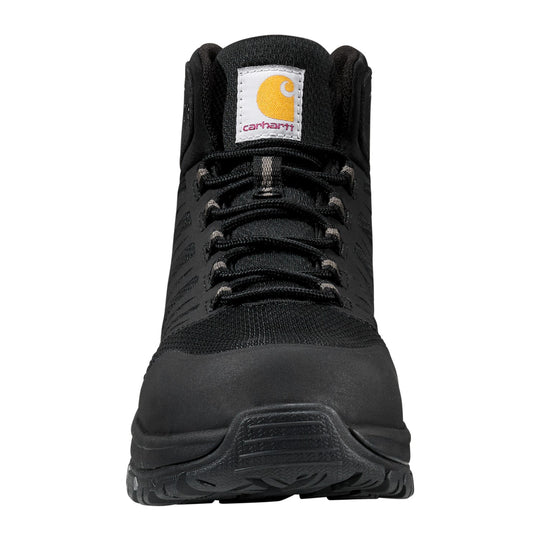 Carhartt Men's Dearborn Mid Fabric Composite Toe Work Boot - Black - FZ5381-M - Front - Overlook Boots