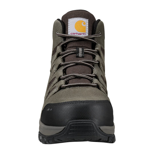Carhartt Men's Dearborn Mid Waterproof Composite Toe Work Boot - Greige - FZ5384-M - Front - Overlook Boots