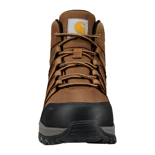 Carhartt Men's Dearborn Mid Waterproof Composite Toe Work Boot - Brown - FZ5385-M - Front - Overlook Boots