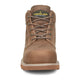 Carolina Men's Socket 5" EZ-ON Aluminum Toe Waterproof Work Boot - Brown - CA2572 - Front - Overlook Boots