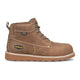 Carolina Men's Socket 5" EZ-ON Aluminum Toe Waterproof Work Boot - Brown - CA2572 - Side Profile - Overlook Boots