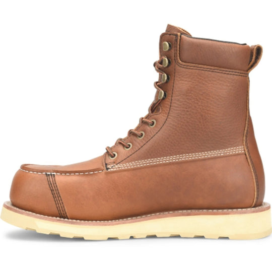 Carolina Men's AMP 8" Soft Toe WP Work Boot - Brown- CA7071 - Overlook Boots