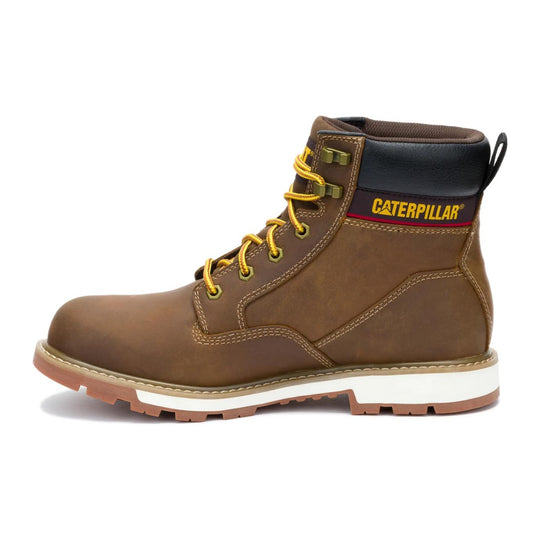Cat Men's 247 6" Soft Toe Work Boot - Pyramid - P51121 - Inside Profile - Overlook Boots