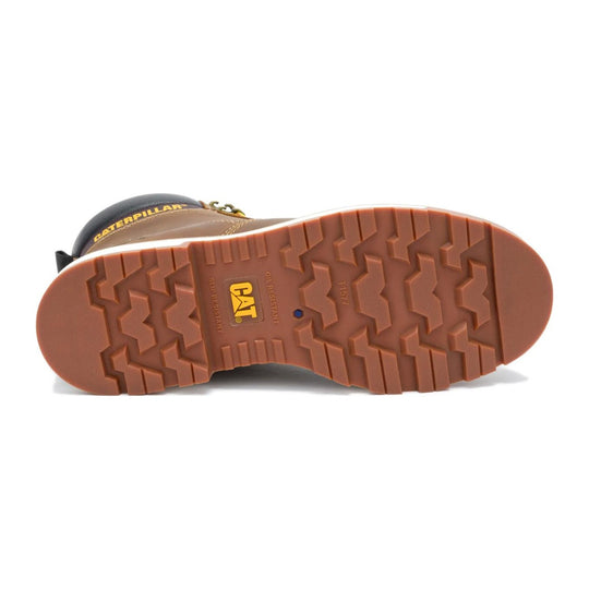 Cat Men's 247 6" Soft Toe Work Boot - Pyramid - P51121 - Outsole - Overlook Boots