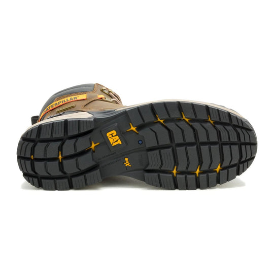 Cat Men's Excavator Power Spring 6" Composite Toe Waterproof Work Boot - Pyramid - P91826 - Outsole - Overlook Boots