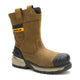 Cat Men's Excavator Power Spring Composite Toe Waterproof Wellington Work Boot - Pyramid - P91832 - Front Angle - Overlook Boots