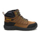 Cat Men's Brickline Steel Toe Waterproof Work Boot - Real Brown - P91871 - Side Profile - Overlook Boots