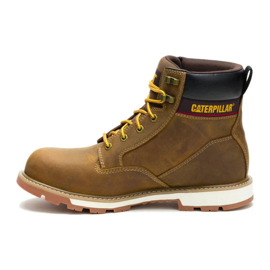Cat Men's 247 6" Steel Toe Work Boot - Pyramid - P91880 - Inside Profile - Overlook Boots