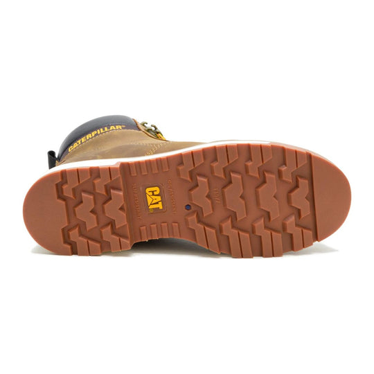 Cat Men's 247 6" Steel Toe Work Boot - Pyramid - P91880 - Outsole - Overlook Boots