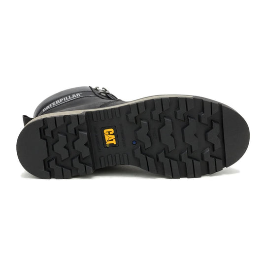 Cat Men's 247 6" Steel Toe Work Boot - Black - P91883 - Outsole - Overlook Boots