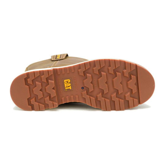 Cat Men's 247 10" Steel Toe Wellington Work Boot - Pyramid - P91886 - Outsole - Overlook Boots