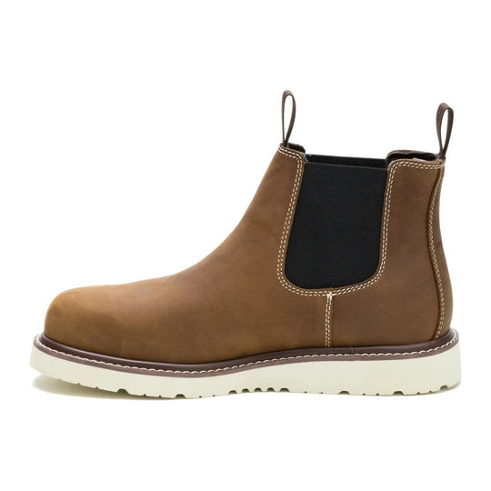 Cat Men's Reclaimer Wedge Steel Toe Waterproof Chelsea Work Boot - Pyramid - P91897 - Inside Profile - Overlook Boots