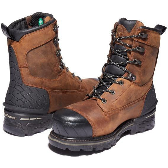 Timberland Pro Men's Boondock HD 8" Comp Toe WP Work Boot- TB1A29TG214  - Overlook Boots