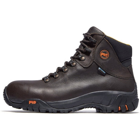 Timberland Pro Men's Titan Alloy Toe Waterproof Slip Resistant Work Boot -Brown- TB185520214 - Overlook Boots