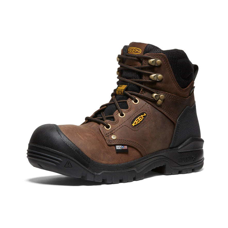 KEEN Utility Men's Independence 6" WP Soft Toe Work Boot -Brown - 1026489 7 / Medium / Brown - Overlook Boots