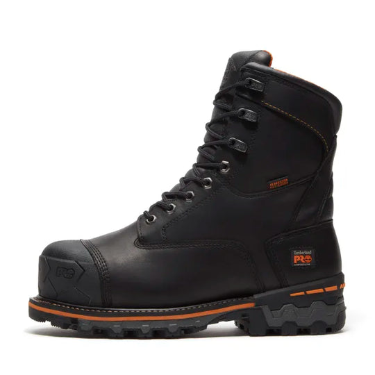 Timberland Pro Men's Boondock 8" Comp Toe WP 200G Ins. Work Boot - Black - TB0A5MA1W021