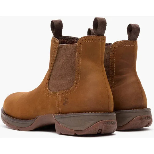 Durango Men's Red Dirt Rebel Steel Toe Chelsea Work Boot- Brown- DDB0524 - Overlook Boots