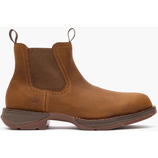 Durango Men's Red Dirt Rebel Steel Toe Chelsea Work Boot- Brown- DDB0524 - Overlook Boots