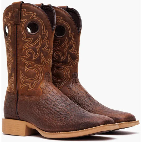 Durango Men's Shyloh 11" Square Toe Western Work Boot- Brown- DDB0530 - Overlook Boots