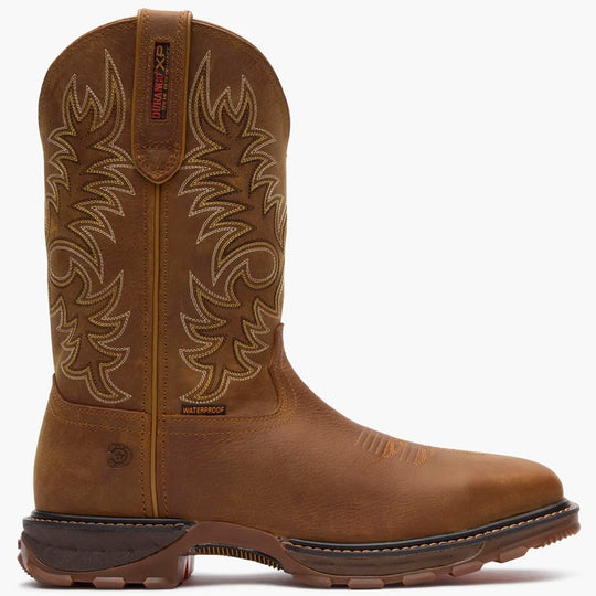 Durango Men's Maverick XP 11" Steel Toe Waterproof Pull-On Work Boot - Rawhide Brown - DDB0545 - Overlook Boots