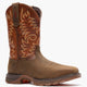 Durango Men's Maverick XP 11" Steel Toe Waterproof Pull-On Work Boot - Bark Brown / Cognac - DDB0546 7 / Medium / Bark Brown / Cognac - Overlook Boots