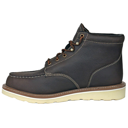 DieHard Men's Mustang Wedge Soft Toe Work Boot - Brown - DH60422