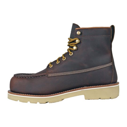 DieHard Men's Raptor 6" Composite Toe Waterproof Moc Toe Work Boot - Burgundy - DH61245 - Inside Profile - Overlook Boots