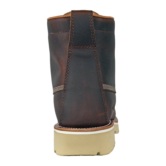 DieHard Men's Raptor 6" Soft Toe Waterproof Moc Toe Work Boot - Burgundy - DH61246 - Back View - Overlook Boots