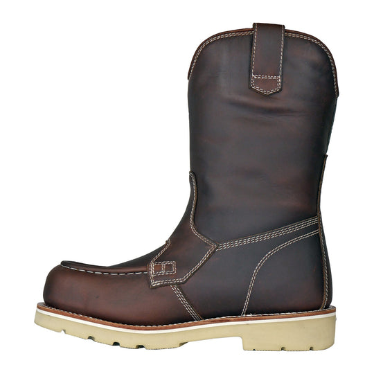 DieHard Men's Raptor 11" Composite Toe Waterproof Moc Toe Wellington Work Boot - Burgundy - DH91245 - Inside Profile - Overlook Boots