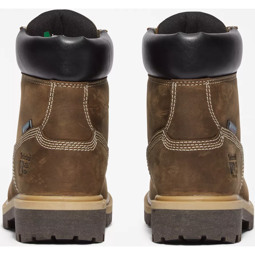 Timberland Pro Women's Direct Attach 6" Waterproof Work Boot -Brown- TB1A2QX7214 - Overlook Boots