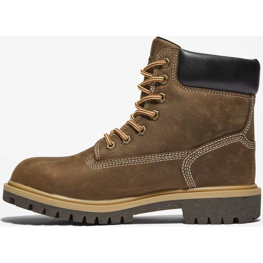 Timberland Pro Women's Direct Attach 6" Waterproof Work Boot -Brown- TB1A2QX7214 - Overlook Boots