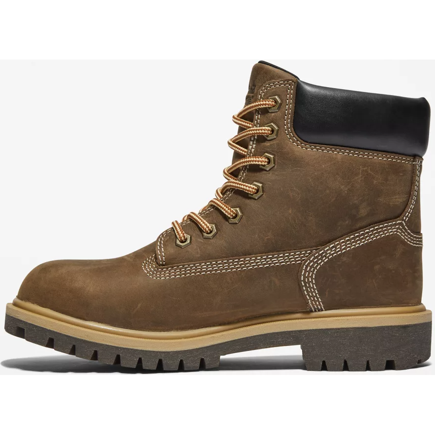 Timberland Pro Women's Direct Attach 6" WP Work Boot -Brown- TB1A2QX7214  - Overlook Boots