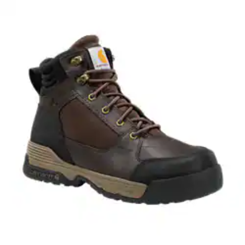 Carhartt Men's Force HD 6" Composite Toe Work Boot- Brown- FW6305-M 7 / Medium / Dark Brown - Overlook Boots