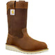Carhartt Men's 10" Steel Toe Waterproof Wedge Wellington Work Boot -Brown- FW1232-M - Overlook Boots